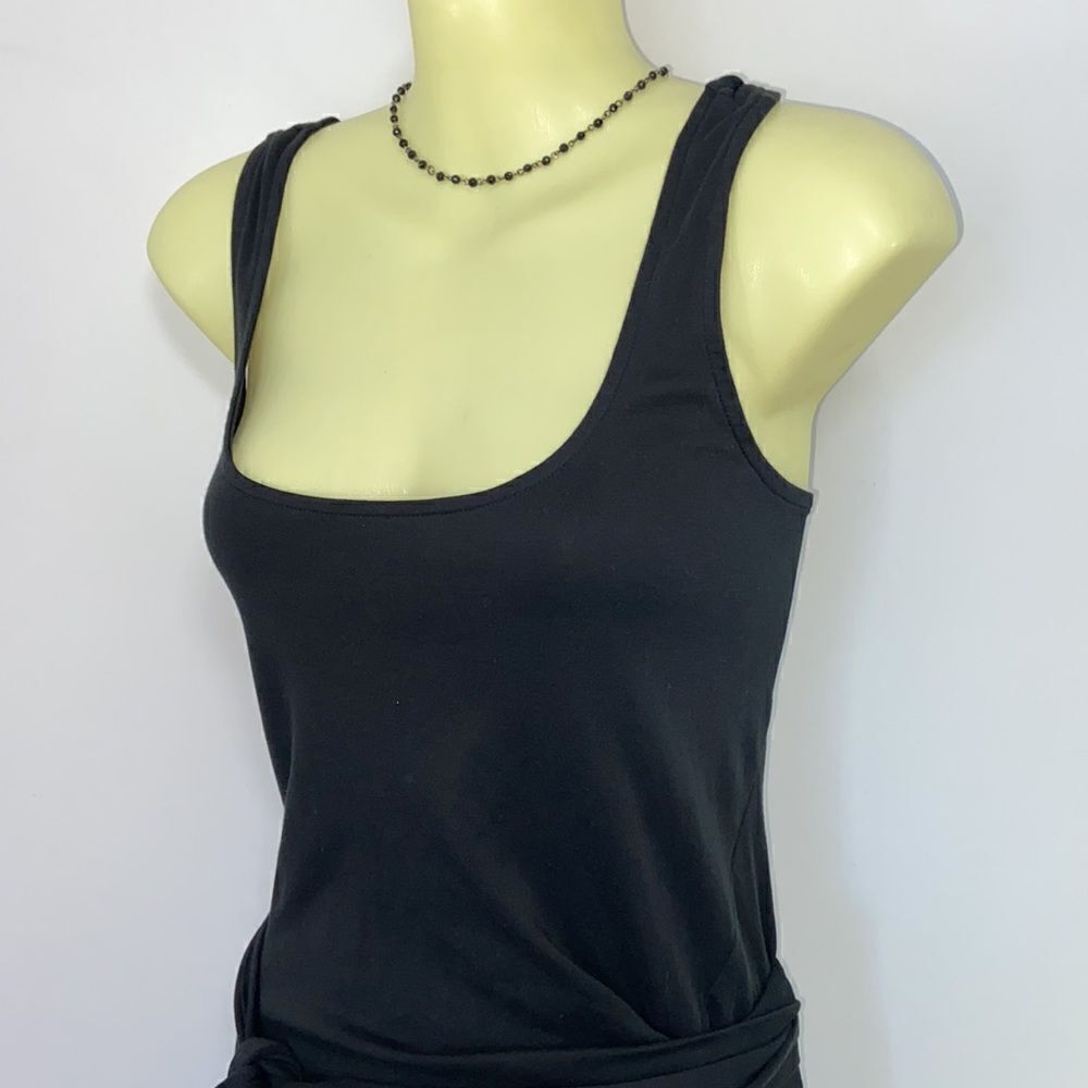 Vince Dress Maxi Black Wrap Nwot Sz Sm - Picture 3 of 9